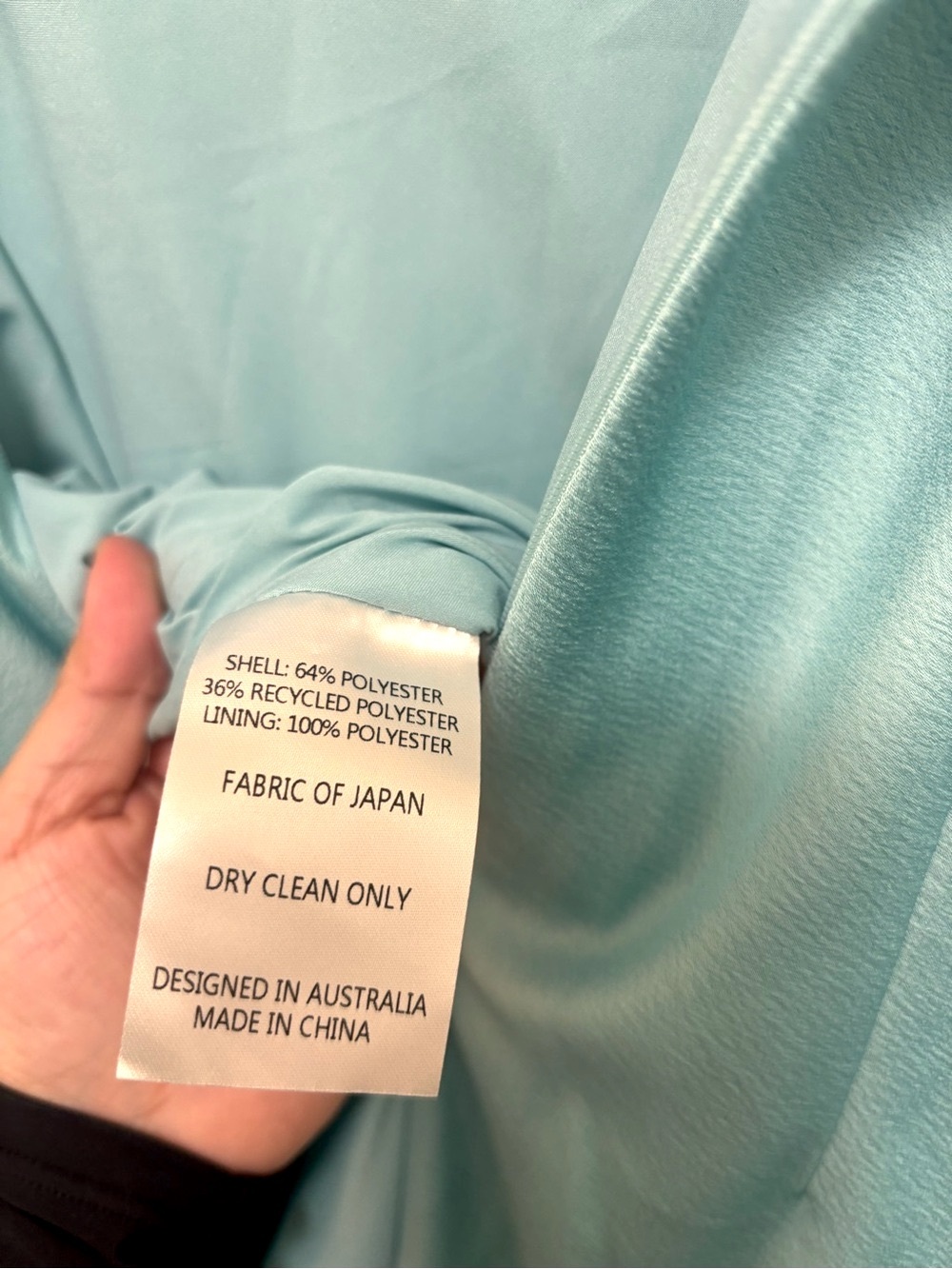 NWT ANNA QUAN Etta Dress in Electric Teal - Picture 8 of 8